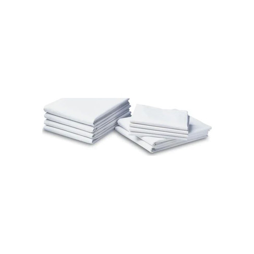 Medline - Mdtl1020851W - Bed Sheet Draw 54 W X 72 L Inch Cotton / Polyester Reusable