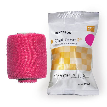 Mckesson - 115-2X - Cast Tape 2 Inch X 12 Foot Fiberglass Pink