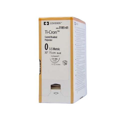 Medtronic - 8886335656 - Suture, Ti - Cron Wht/Bl 2 - 0 30"Cv305 Da