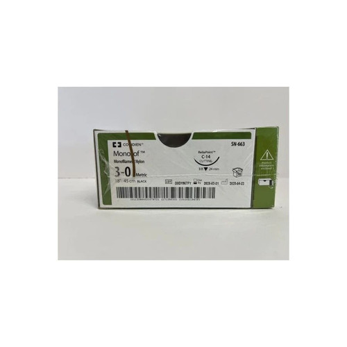 Medtronic - Monosof - X-1168 - X1168 - Suture, Mono Gs18 Blk 60