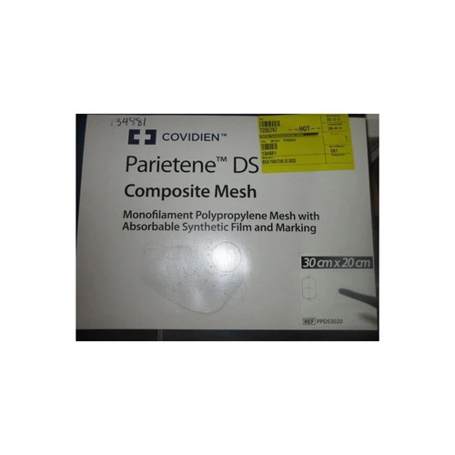 Medtronic - Parietene - Ppds12 - Mitg - Ventral Hernia Repair Mesh Partially Absorbable Polypropylene 12 Cm Diameter Round Plug With Keyhole Patch Style White