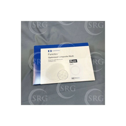 Medtronic - Parietex Optimized Composite (Pcox) - Pco15X - Mitg - Laparoscopic Ventral Hernia Repair Mesh Partially Absorbable Knitted Multifilament Polyester 6 Inch Diameter Circle Style Sterile