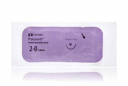 Medtronic - Polysorb - Cl-946 - Cl946 - Suture, Undyed 2/0 36 V - 34