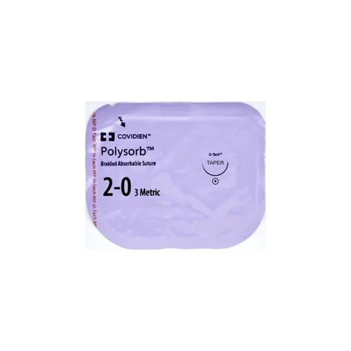 Medtronic - Polysorb - Cl22Mg - Suture, Vio 2 - 0 18" Gs - 24 Dt