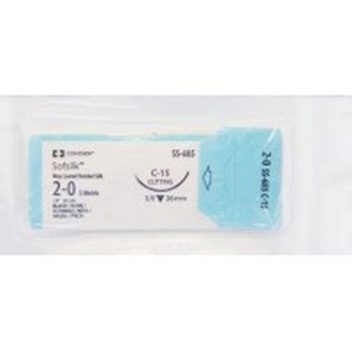 Medtronic - Sofsilk - Ss-734 - Ss734 - Suture, Blk 2 - 0 18 C - 23