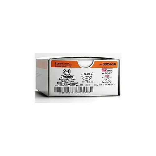 Medtronic - Ti-Cron - 88863062-51 - 8886306251 - Suture, Blu 2 - 0 30 Cs