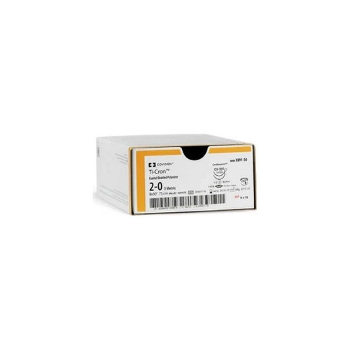 Medtronic - Ti-Cron - 88863393-51 - 8886339351 - Suture 2 - 0 Ticron 1X36 Cv300 36 Blu