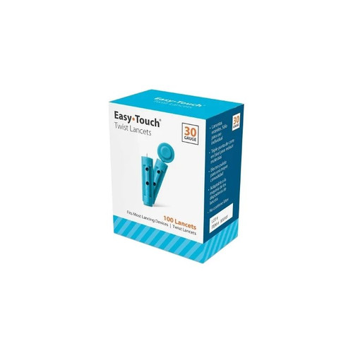 Mhc Medical - Surelife - 830101 - Lancet For Lancing Device 30 Gauge Non - Safety Twist Off Cap Finger