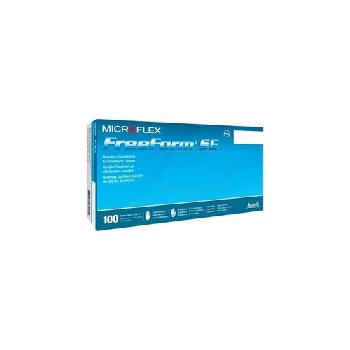 Microflex - Freeform Se - Ffs-700-S - Exam Glove Small Nonsterile Nitrile Standard Cuff Length Textured Fingertips Blue Not Rated