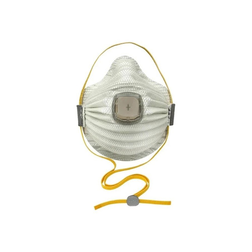 Moldex-Metric - Moldex Airwave - 4701N100 - Particulate Respirator Mask Industrial N95 With Valve Cup Adjustable Head Strap Small White Nonsterile Adult