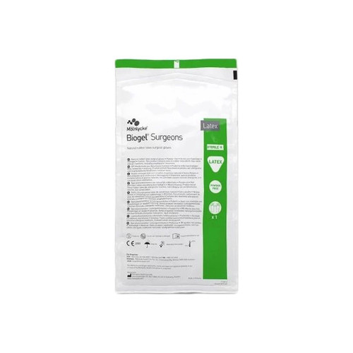 Molnlycke Health Care - Biogel Pi Indicator Underglove - 30490 - Surgeons Surgical Glove Size 9 Sterile Latex Standard Cuff Length Micro - Textured Straw Not Chemo Approved