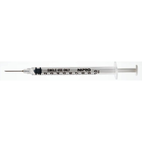 Nipro - Jd01T2516 - Syringe/Needle, Tb 1Cc Luer Slip 25Gx5/8"