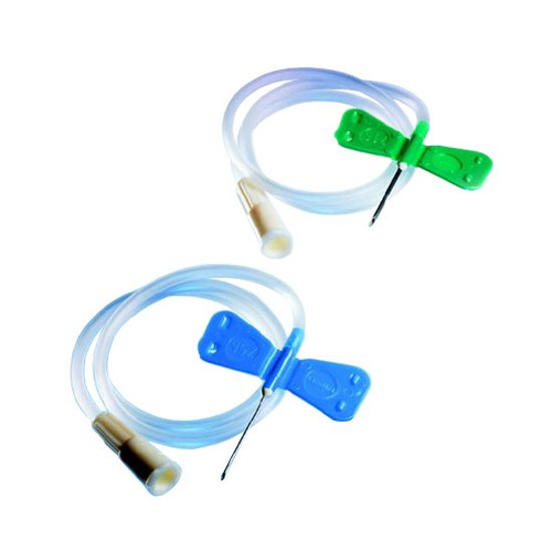 Nipro - Pr+23G19 - Huber Infusion Set 23 Gauge 3/4 Inch 12 Tubing Without Port