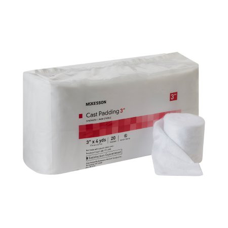 Mckesson - 16-Cp3 - Cast Padding Undercast 3 Inch X 4 Yard Polyester Nonsterile