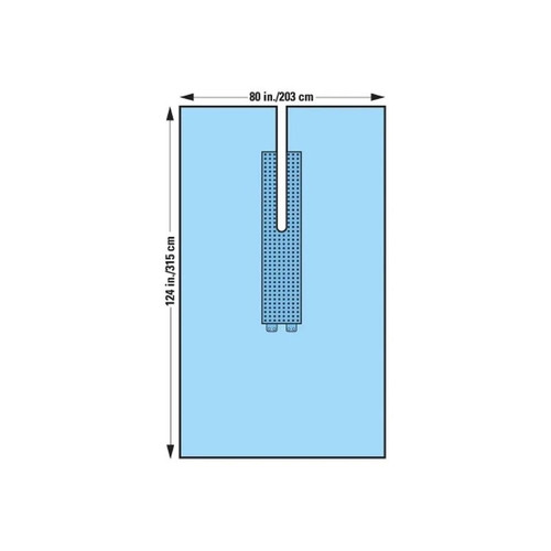 O&M Halyard - 89532 - Drape, U 80X124 Halyar