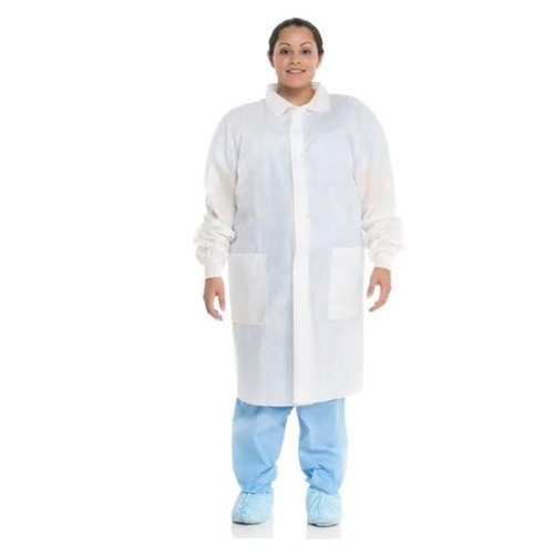 O M Halyard - Basic American Medical - 10123 - Lab Coat Basic White Xlarge 