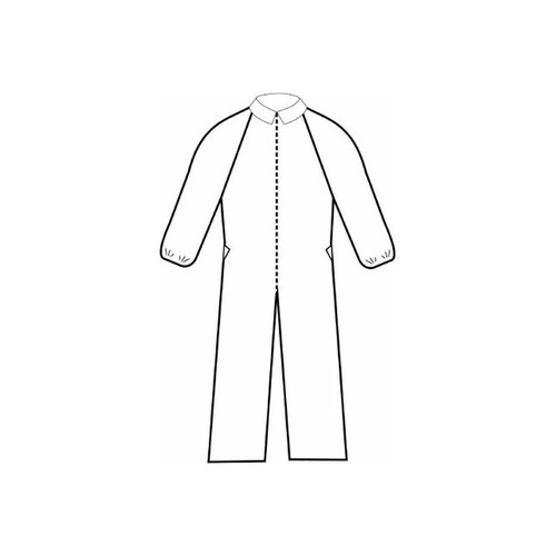 O&M Halyard - Extra Protection - 10075 - Coverall, Evol Lg Kimclk