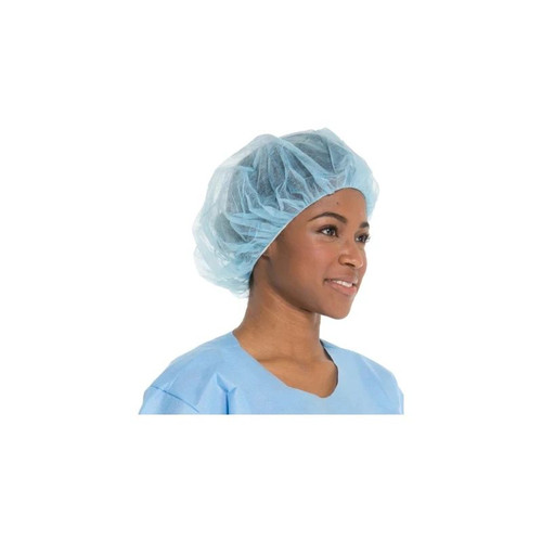 O&M Halyard - Health - 69801 - Cap, Bouffant Blu Lg