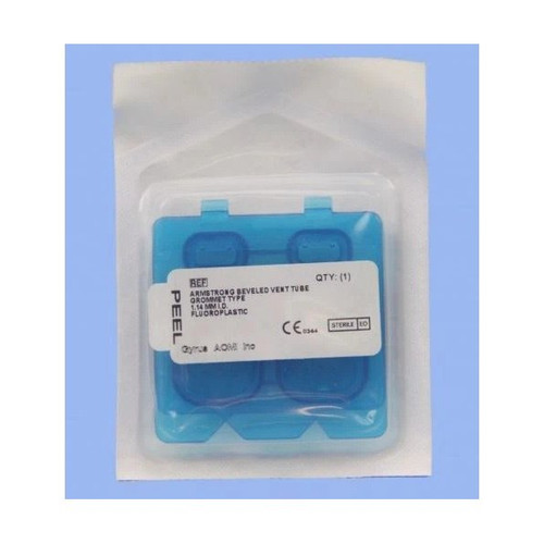 Olympus America - Armstrong - 70143067 - Ear Ventilation Tube Beveled Grommet 1.14 Mm Inner Diameter Pacific Coated Fluoroplastic