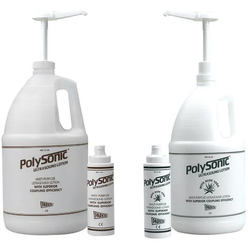Parker - Polysonic - 20-50 - Labs - Ultrasound Lotion Transmission 1 Gal Dispenser Bottle