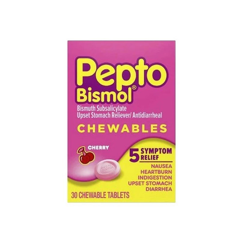 Procter & Gamble - Pepto Bismol - 37000001804 - Anti - Diarrheal 262 Mg Strength Chewable Tablet