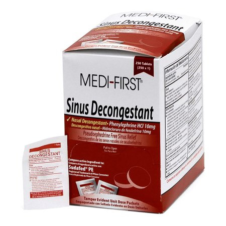 Medique Products - Medi-First - 80948 - Sinus Relief 10 Mg Strength Tablet 2