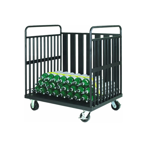 Responsive Respiratory - 150-0092w - Replacement Wheel For Quad / Six Cyl Patient Carts