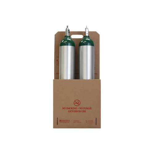 Responsive Respiratory - 150-0154dotsc - 84 Cyl - M6 Layered Cart W/ 2 Doors - Steel Casters