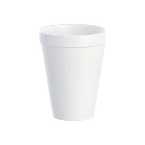 Rj Schinner - Dart - 12J12 - Co - Drinking Cup 12 Oz White Styrofoam Disposable