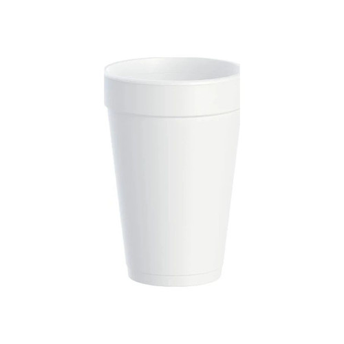Rj Schinner - Dart - 16J16 - Co - Drinking Cup 16 Oz White Styrofoam Disposable