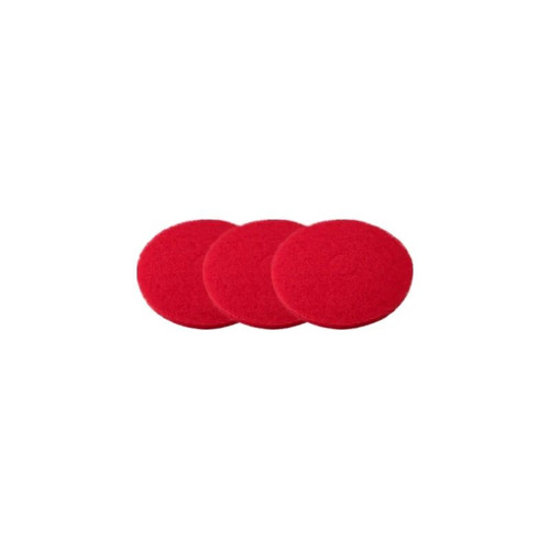 Rj Schinner - Performance Plus - Pred20 - Co - Hard Floor Buffing Pad 20 Inch Diameter Red Polyester Fiber
