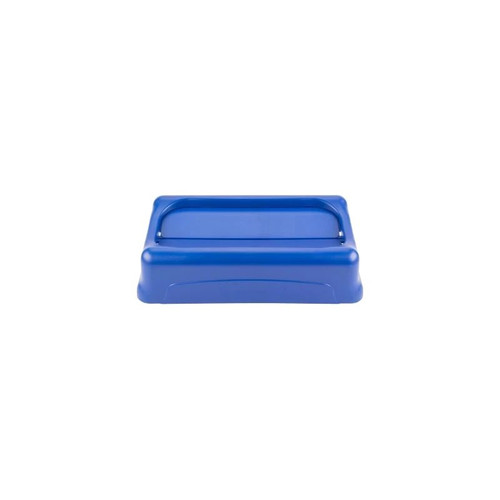 Rj Schinner - Slim Jim - Fg267360Blue - Co - Trash Can Lid 5 X 11 - 1/2 20 - Inch Blue Plastic Rectangular Swing
