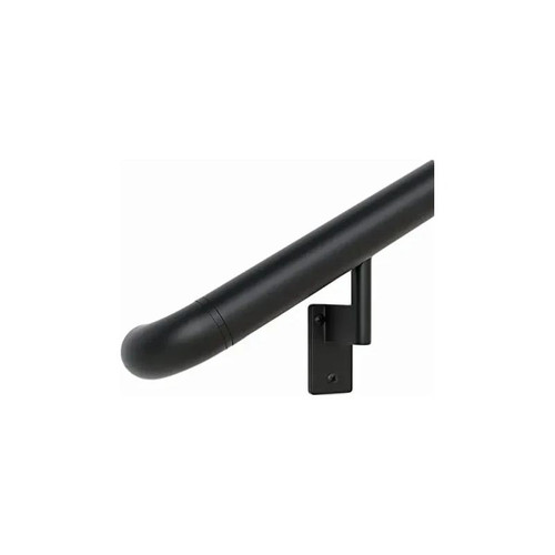 Roll-A-Ramp - 4040-15 - Anodized Aluminum Handrails - Style 1 Straight Ends (Rails Have 90 Degree Covers Approx Foot Less Than Length) 15' Handrail.Fits Length:17'
