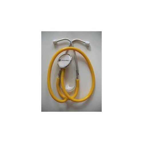S2S Global - Premierpro - 6340 - Clinician Stethoscope Yellow 1 - Tube 22 Inch Single Sided Chestpiece