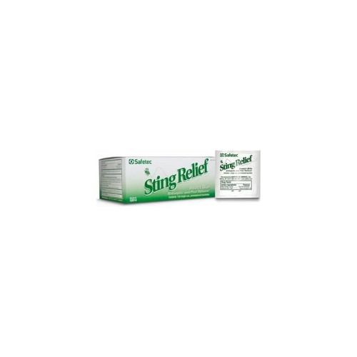 Safetec Of America - 52014 - Sting And Bite Relief Towelette Individual Packet