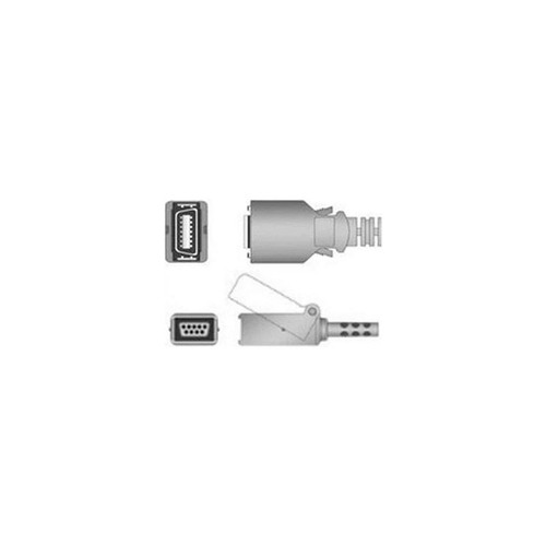 Sage Services Group - E06-30M - Spo2 Extension Cable Serial Connector Monitor Side, 9 - Pin Sensor 3.0M