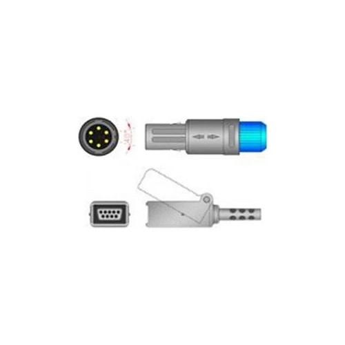 Sage Services Group - E067-22M - Spo2 Extension Cable 6 - Pin Monitor Side, 9 - Connector Sensor 2.2M