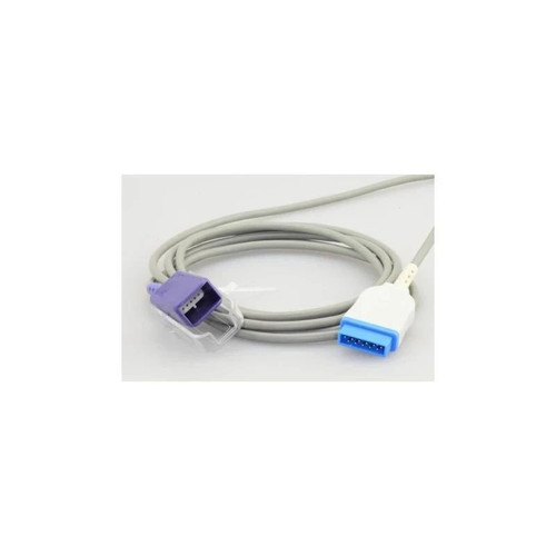 Sage Services Group - Nellcor - E02X-36M - Adapter Cable Oximax 4Mm Dia X 10 Foot, Gray, Tpu Jacket, Flat, 11 - Pin, Dual - Keyed Ge Distal Connector, Female 9 - Pin D - Sub Purple Proximal Connector For Dash 2500, 3000, 4000, 5000 With Oxim