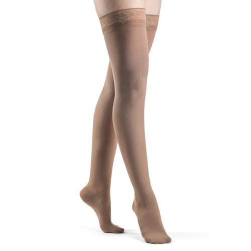 Sigvaris - Soft Opaque Women's Thigh High - 30-40 mmHg