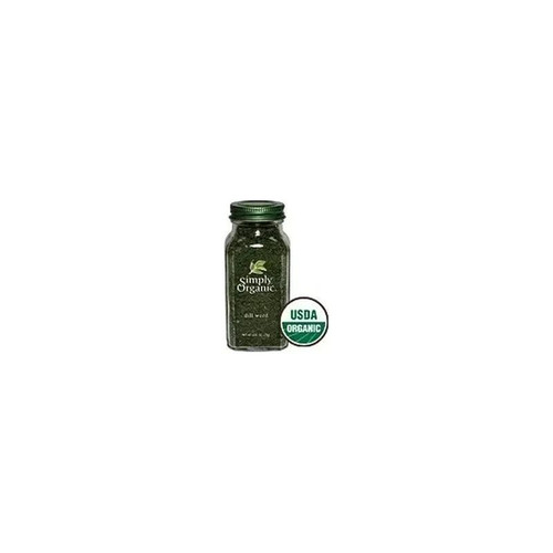 Simply Organic - 18604 - Dill Weed Cut & Sifted Bottle