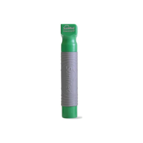 Sun Med - Greenline/D - 5-5338-10 - Laryngoscope Handle Greenline Fiberoptic Penlight