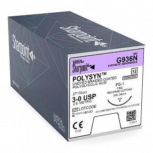 Surgical Specialties - G936N - Suture, Sharpoint Polysyn Ps - 13 - 0 Undyed 70Cm
