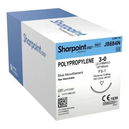 Surgical Specialties - J8684n - Suture, Poly 3.0 Ds24 18"