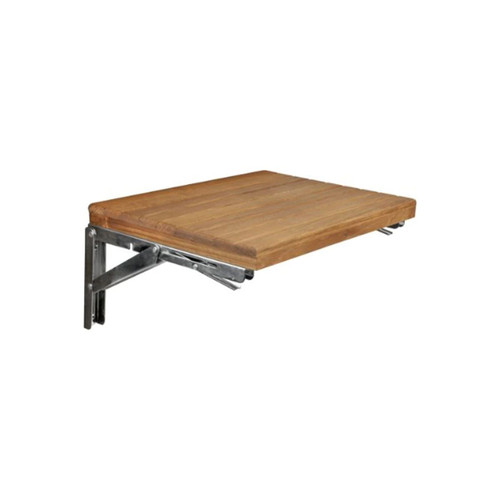 Teakworks4U - Tbf-30W - Tbf30W - Wall Mount Fold Shower Bench Burmese Teak