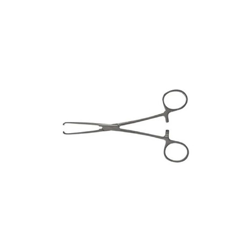 Teleflex - Weck - 500310 - Medical - Tissue Forceps Allis 6 - 1/8 Inch Length Surgical Grade Stainless Steel Nonsterile Ratchet Lock Finger Ring Handle Straight 3 X 4 Teeth