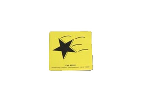 Tidi Products - Posey - 6233Y - Magnetic Sign Alert Falling Star Symbol