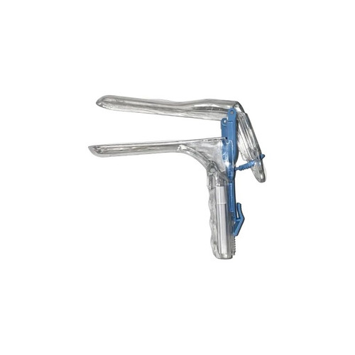 Trinity Sterile - 22202 - Vaginal Speculum Nonsterile Office Grade Plastic Large Double Blade Duckbill Disposable Built - In Light Source