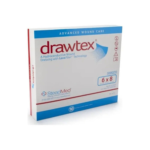 Urgo Medical - Drawtex - 00303 - Hydroconductive Wound Dressing 6 X 8 Inch Rectangle