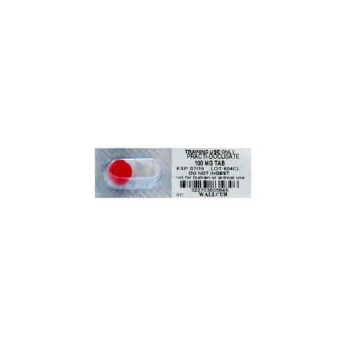 Wallcur - Practi-Docusate - 604Cl - Oral Med Meds Colaz Bc Trainingmeds D/S