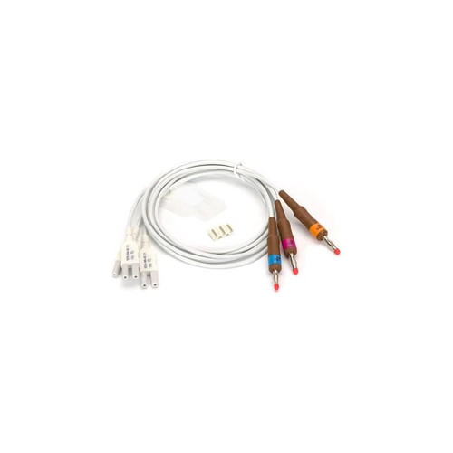 Welch Allyn - 9293-046-66 - Leadwire Set Gray, 3 - Leads, Banana Ends For V4 - V6 Ekg Machine Aha